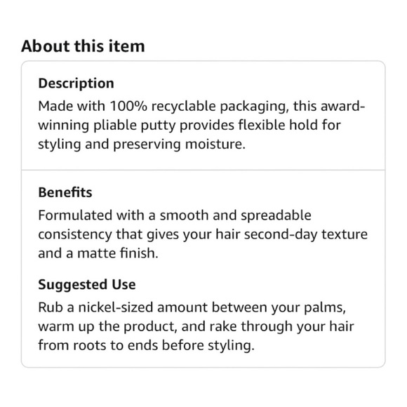 Fatboy Perfect Putty Medium Hold for Texture - Picture 4 of 7